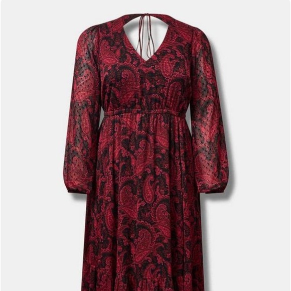 TORRID | Tea Length Open Back A-Line Dress - Picture 4 of 6